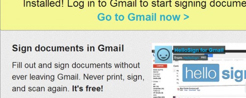 Подпись документов, не выходя из почты Gmail